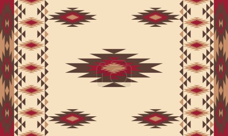 Ilustración de Diseño oriental para tela, cortina, fondo, alfombra, papel pintado, ropa, envoltura, Batik, tela - Imagen libre de derechos