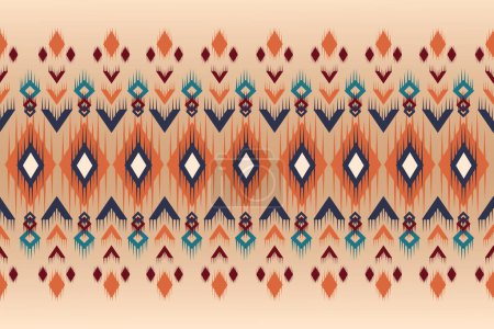 Indian ethnic pattern. Design for fabric, curtain, background, carpet, wallpaper, clothing, wrapping, Batik, cloth.etc.