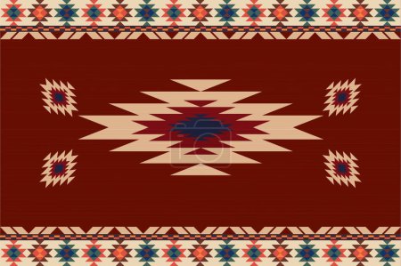 Orientalisch-ethnische Muster. Design für Stoff, Vorhang, Hintergrund, Teppich, Tapete, Kleidung, Verpackung, Batik, Wäsche.etc.
