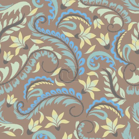 Illustration for Stylish flowers pattern for background, fabrics, wallpaper, wrapping and more - Royalty Free Image