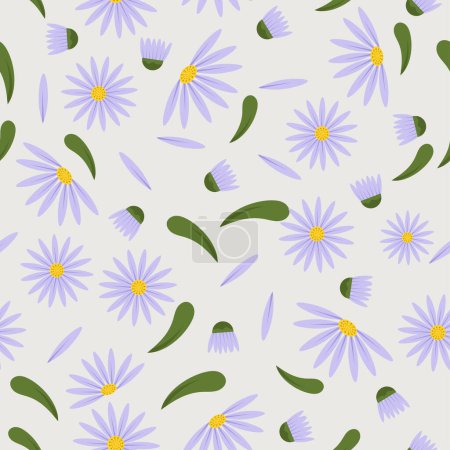 Illustration for Floral pattern for backgrounds, fabrics, wallpaper, wrapping and more - Royalty Free Image