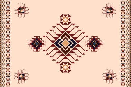 Bunte Hintergrundgestaltung im arabischen Stil für Vorhang, Teppich, Tapete, Kleidung, Verpackung, Batik