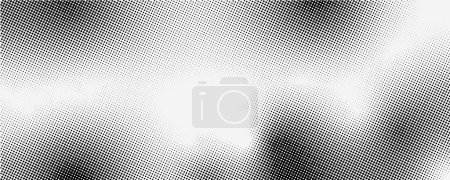 Gradient spot texture, halftone gradient texture, black and white noise effect, retro pixel texture