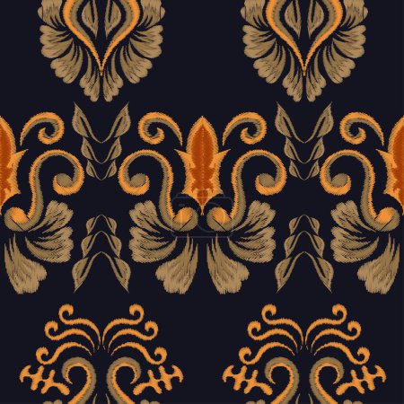 Illustration for Seamless pattern with abstract ornament, vector illustration - Royalty Free Image
