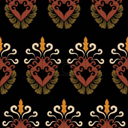Illustration for Seamless pattern floral background illustration - Royalty Free Image