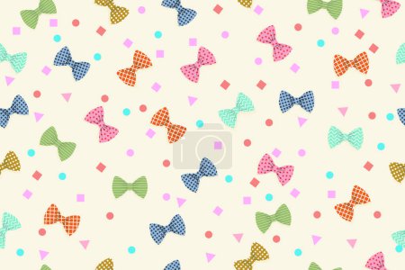 vector illustration background with bowties design 