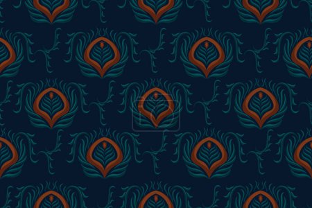Illustration for Vector illustration of seamless pattern for your design - Royalty Free Image