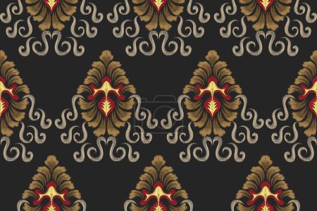 Illustration for Seamless floral pattern illustration design - Royalty Free Image