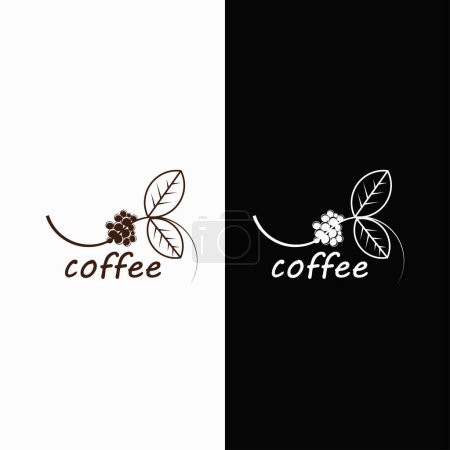 Illustration for Coffee logo vector icon illustration design - Royalty Free Image