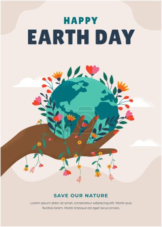 Hand drawn instagram stories collection for earth day celebration. Mother earth day. Save our nature. Restoring our planet