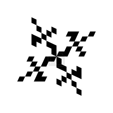motif géométrique abstrait, illustration vectorielle.