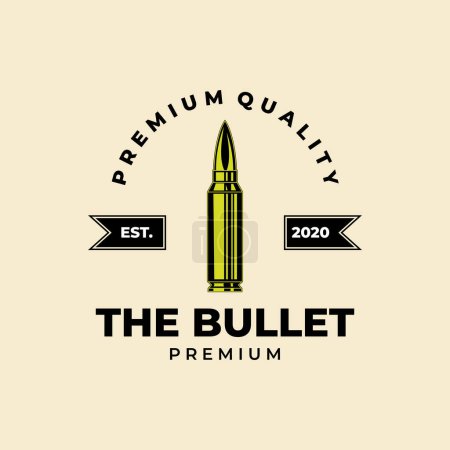 bullets premium logo icon vintage vector symbol illustration design