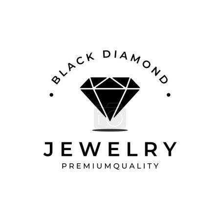 Ilustración de Logotipo del diamante vector icono ilustración diseño - Imagen libre de derechos