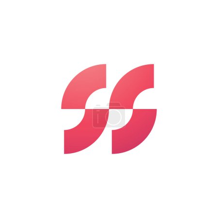Ilustración de Carta S plantilla de vector de logotipo. Diseño del logotipo inicial de Creative S Letter - Imagen libre de derechos