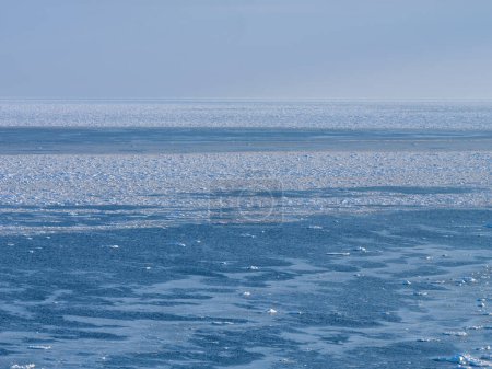 Photo for Drift ice in winter hokkaido - Royalty Free Image