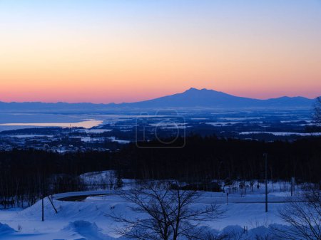 Photo for Winter landscape in abashiri hokkaido - Royalty Free Image
