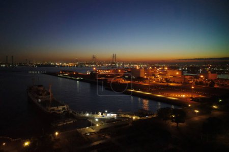 Night view of Yokohama seen from the hotel