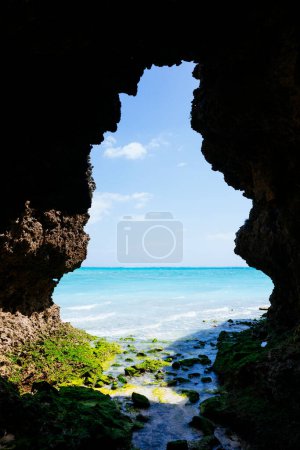 Photo for Rock with a big hole - Royalty Free Image