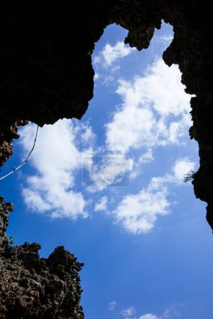 Photo for Rock with a big hole - Royalty Free Image