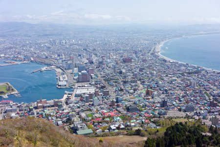 Hakodate Stadt vom Mt. Hakodate