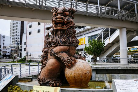 Shisa figurine in okinawa Japan