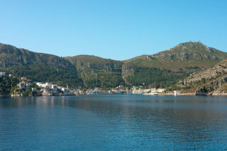 Téléchargez les photos : Belle vue sur l'île de Kastellorizo. - en image libre de droit