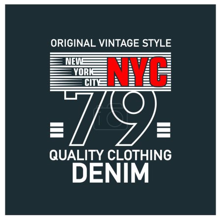 T-shirts graphiques de style vintage design d'illustration vectoriel, typographie vintage