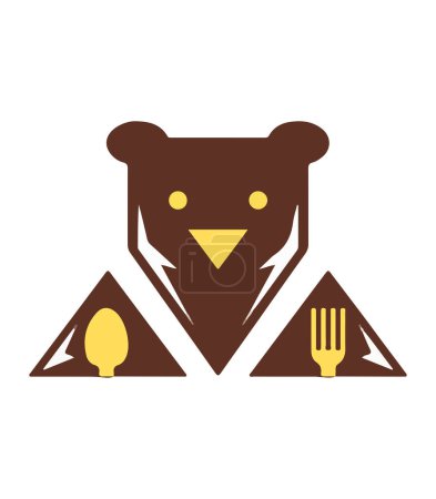 Un servicio de catering de oso