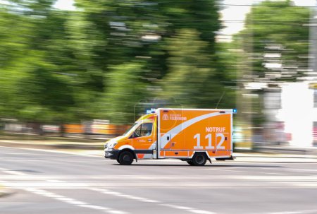 Fast Moving transport around Berlin . High quality photo