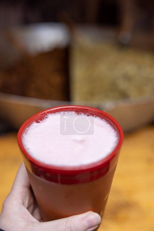 Food festival Germany with drinks and food. High quality photo