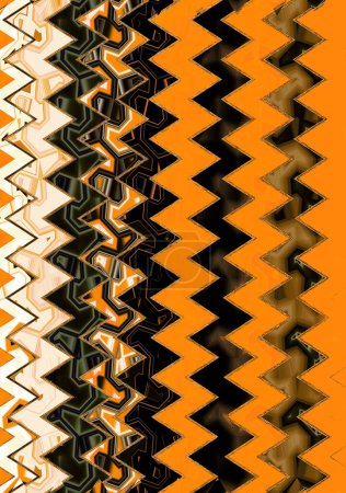Photo for Abstract seamless zig zag digital art design - Royalty Free Image