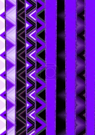 Photo for Abstract seamless zig zag digital art design - Royalty Free Image