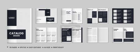 Catalogue design or product catalog template design