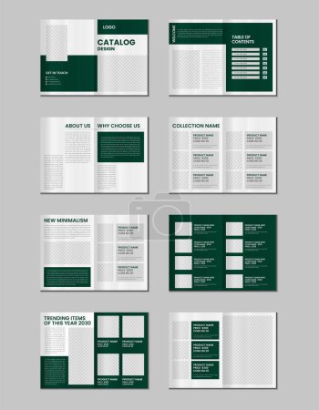 Catalogue design or product catalog template design