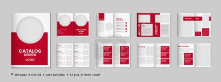 Product catalog design or catalogue template design
