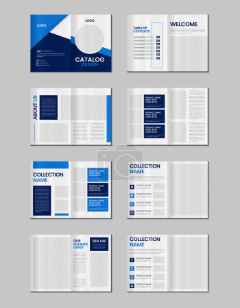 Produktkatalog-Design oder Katalog-Template-Design