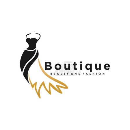 Photo for Boutique fashion logo design with premium concept - Royalty Free Image