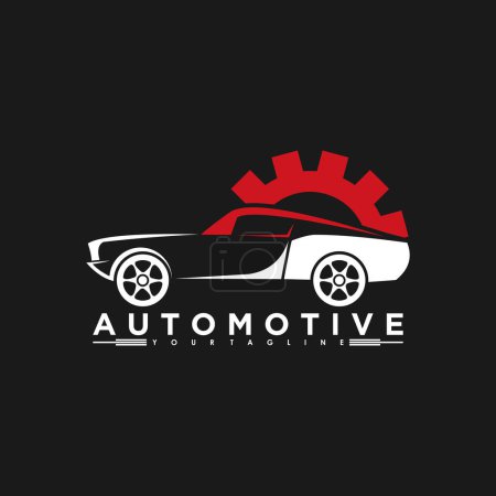 Photo for Automotive car logo design vector with premium illustration concept - Royalty Free Image