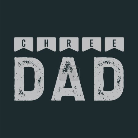 Cheer Dad, Cheer Printable design. Führende Zitate, Zitate, Shirts, Poster und Etikettendesign bejubeln.