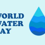 World Water Day - vector abstract. waterdrop concept. Save the water - ecology concept background