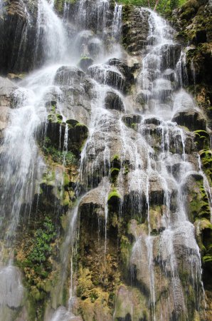 Photo for Cascada natura en Grutas de Tolantongo Hidalgo, Mexico - Royalty Free Image