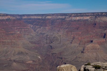 Bright Angel Canyon vom Pfad der Zeit am Grand Canyon aus gesehen