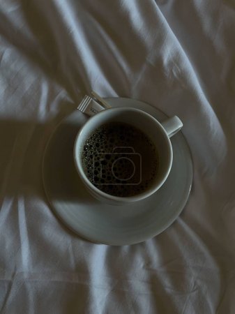 Kaffee vorhanden. Kaffeezeit. Kaffee im Bett. Amerika