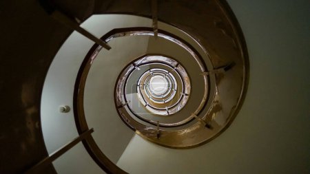 Spiraling to the Sky An Architectural Journey Up a Modern Helical Staircase
