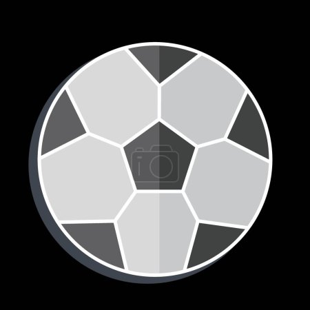 Icon Football. related to Football symbol. glossy style. simple design illustration
