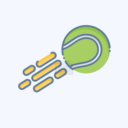 Icon Tennis 2. related to Tennis Sports symbol. doodle style. simple design illustration