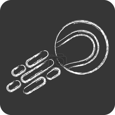 Icon Tennis 2. related to Tennis Sports symbol. chalk Style. simple design illustration