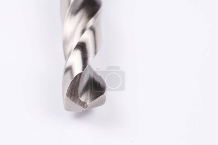 Téléchargez les photos : Metal drill bits for concrete, Boers for perforator isolated on white background - en image libre de droit