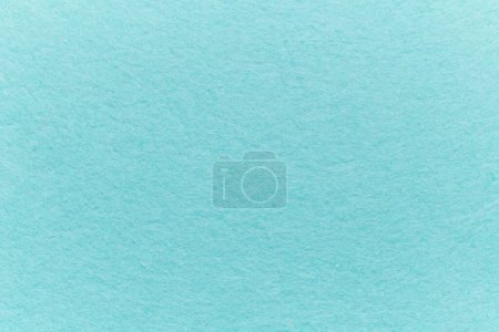 Photo for Soft felt textile material turquoise colors, colorful texture flap fabric background closeup - Royalty Free Image