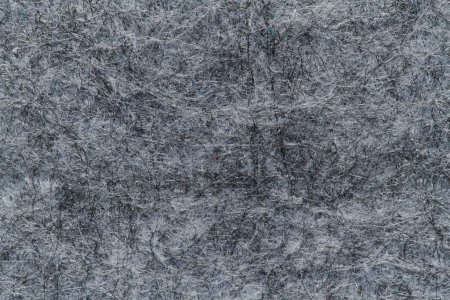 Foto de Soft felt textile material gray color, colorful texture flap fabric background closeup - Imagen libre de derechos